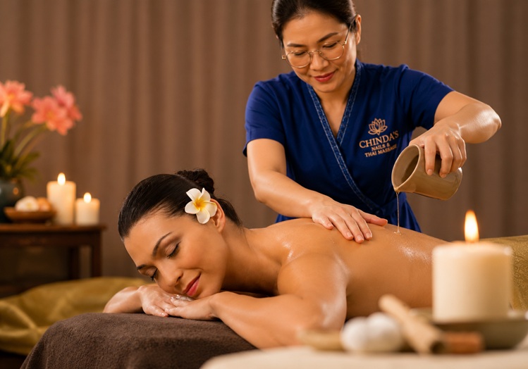 chinda hot oil massage Ailada Thai Massage