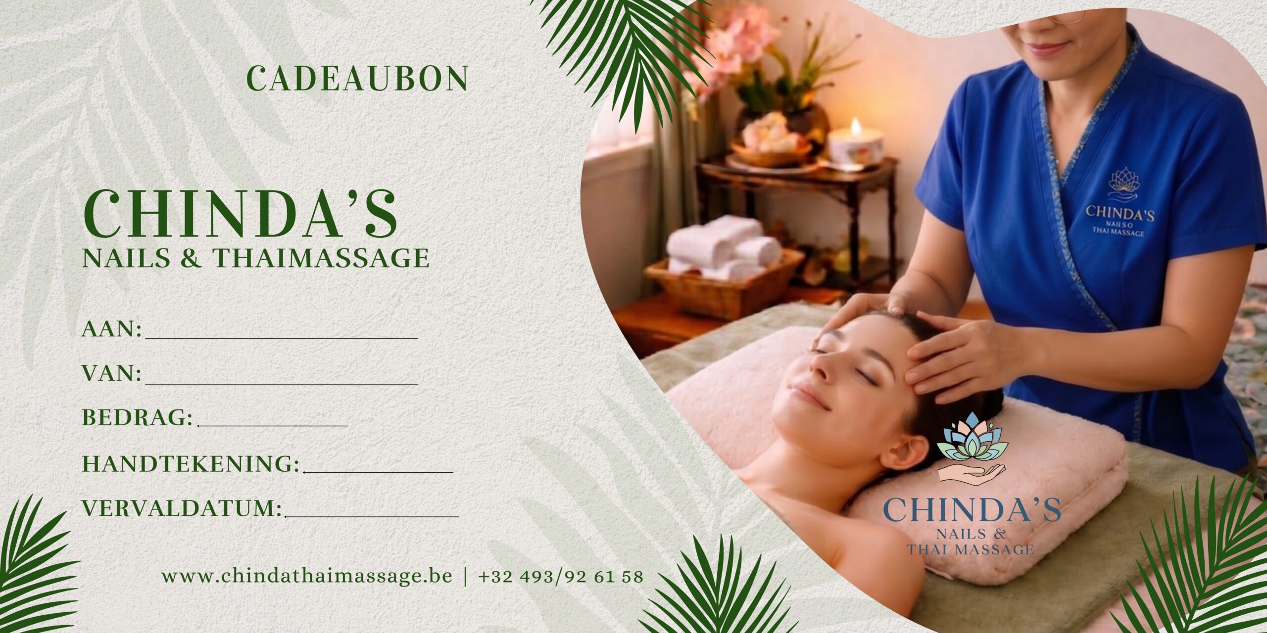 Green Modern Elegant Spa and Massage Services Banner - 2